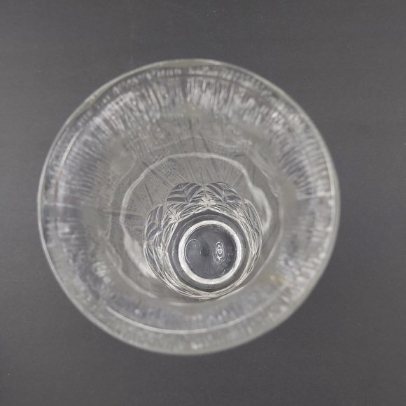 Fidenza Italy Leaf Embossed Frosted Glass Vase Heavy 6 x 3 inch Art Deco Style - Picture 7 of 10